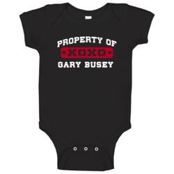 Gary Busey Property Of I Love Baby One Piece Gary Busey Property Of I Love Baby One Piece