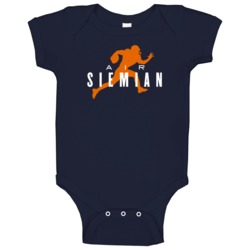 Air Trevor Siemian Denver Football Player Fan Parody Baby One Piece Air Trevor Siemian Denver Football Player Fan Parody Baby One Piece