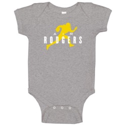 Air Aaron Rodgers Green Bay Football Player Fan Parody Baby One Piece Air Aaron Rodgers Green Bay Football Player Fan Parody Baby One Piece