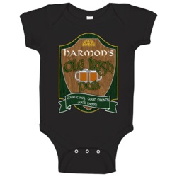 Harmon's Ole Irish Pub Good St Patricks Day Drinking Surname Baby One Harmon's Ole Irish Pub Good St Patricks Day Drinking Surname Baby One