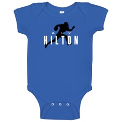 Air Ty Hilton Indianapolis Football Player Fan Parody Baby One Piece Air Ty Hilton Indianapolis Football Player Fan Parody Baby One Piece