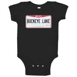 Buckeye Lake Ohio Custom City License Plate Customizable Baby One Piec Buckeye Lake Ohio Custom City License Plate Customizable Baby One Piec