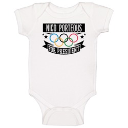 Nico Porteous For President New Zealand Winter Olympic Athlete Fan Bab Nico Porteous For President New Zealand Winter Olympic Athlete Fan Bab