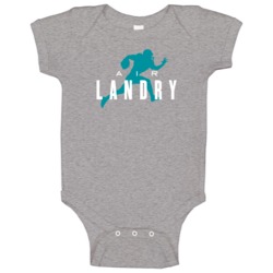 Air Jarvis Landry Miami Football Player Fan Parody Baby One Piece Air Jarvis Landry Miami Football Player Fan Parody Baby One Piece