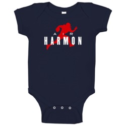 Air Duron Harmon New England Football Player Fan Parody Baby One Piece Air Duron Harmon New England Football Player Fan Parody Baby One Piece