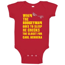 Carl Herrera Boogeyman Houston Basketball Texas Sports Baby One Piece Carl Herrera Boogeyman Houston Basketball Texas Sports Baby One Piece