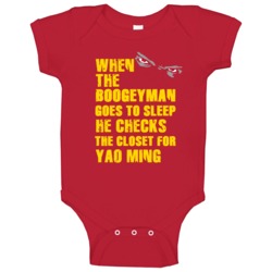 Yao Ming Boogeyman Houston Basketball Texas Sports Baby One Piece Yao Ming Boogeyman Houston Basketball Texas Sports Baby One Piece