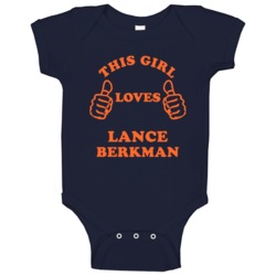 Lance Berkman This Girl Loves Houston Baseball Sports Texas Baby One P Lance Berkman This Girl Loves Houston Baseball Sports Texas Baby One P