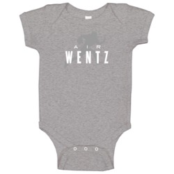 Air Carson Wentz Philadelphia Football Player Fan Parody Baby One Piec Air Carson Wentz Philadelphia Football Player Fan Parody Baby One Piec