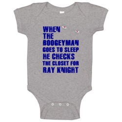 Ray Knight Texas Boogeyman Houston Sports Baseball Baby One Piece Ray Knight Texas Boogeyman Houston Sports Baseball Baby One Piece