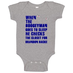 Brandon Backe Texas Boogeyman Houston Sports Baseball Baby One Piece Brandon Backe Texas Boogeyman Houston Sports Baseball Baby One Piece