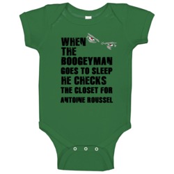 Antoine Roussel Boogeyman Dallas Texas Sports Hockey Baby One Piece Antoine Roussel Boogeyman Dallas Texas Sports Hockey Baby One Piece