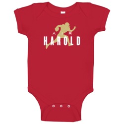 Air Eli Harold San Francisco Football Player Fan Parody Baby One Piece Air Eli Harold San Francisco Football Player Fan Parody Baby One Piece