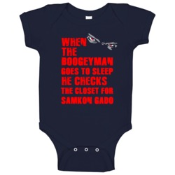 Samkon Gado Boogeyman Houston Texas Sports Football Baby One Piece Samkon Gado Boogeyman Houston Texas Sports Football Baby One Piece
