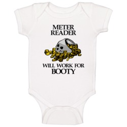 Pirate Meter Reader Work For Booty Occupation Baby One Piece Pirate Meter Reader Work For Booty Occupation Baby One Piece