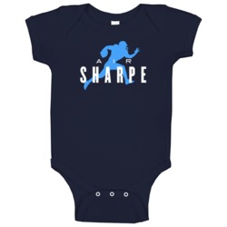 Air Tajae Sharpe Tennessee Football Player Fan Parody Baby One Piece Air Tajae Sharpe Tennessee Football Player Fan Parody Baby One Piece