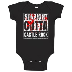 Castle Rock Straight Outta Horror Movie City Halloween Parody Baby One Castle Rock Straight Outta Horror Movie City Halloween Parody Baby One
