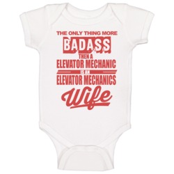 Wife Is More Badass Than A Baby One Piece Wife Is More Badass Than A Baby One Piece