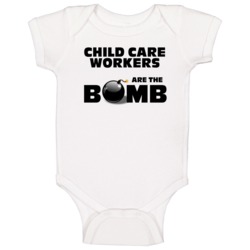Child Care Workers Are The Bomb Funny Personalized Job Baby One Piece Child Care Workers Are The Bomb Funny Personalized Job Baby One Piece