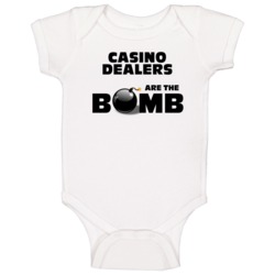 Casino Dealers Are The Bomb Funny Personalized Job Baby One Piece Casino Dealers Are The Bomb Funny Personalized Job Baby One Piece