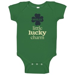 Molly Lucky Little Charm St Patrick's Day Irish Custom Name Gift Baby Molly Lucky Little Charm St Patrick's Day Irish Custom Name Gift Baby
