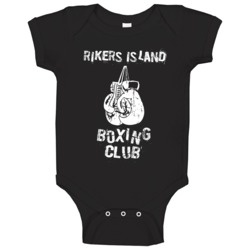 Rikers Island Usa Boxing Club Baby One Piece Rikers Island Usa Boxing Club Baby One Piece