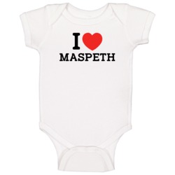 I Love Maspeth Usa Baby One Piece I Love Maspeth Usa Baby One Piece