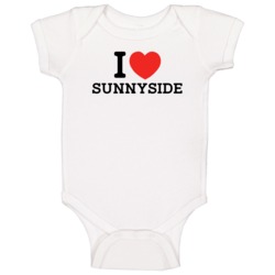 I Love Sunnyside Usa Baby One Piece I Love Sunnyside Usa Baby One Piece