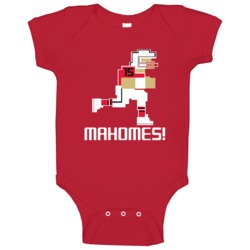 Patrick Mahomes # 15 Tecmo Bowl Kansas City Football Athlete Fan Baby Patrick Mahomes # 15 Tecmo Bowl Kansas City Football Athlete Fan Baby