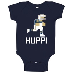Cooper Kupp # 18 Tecmo Bowl Los Angeles R Football Athlete Fan Baby On Cooper Kupp # 18 Tecmo Bowl Los Angeles R Football Athlete Fan Baby On