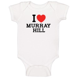 I Love Murray Hill Usa Baby One Piece I Love Murray Hill Usa Baby One Piece