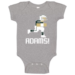 Jamal Adams # 33 Tecmo Bowl New York J Football Athlete Fan Baby One P Jamal Adams # 33 Tecmo Bowl New York J Football Athlete Fan Baby One P