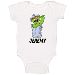 Jeremy Sesame Street Oscar The Grouch Children's Tv Show Customizable Jeremy Sesame Street Oscar The Grouch Children's Tv Show Customizable