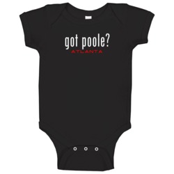 Got Brian Poole Atlanta Football Player Funny Fan Baby One Piece Got Brian Poole Atlanta Football Player Funny Fan Baby One Piece