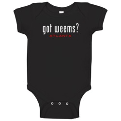 Got Eric Weems Atlanta Football Player Funny Fan Baby One Piece Got Eric Weems Atlanta Football Player Funny Fan Baby One Piece