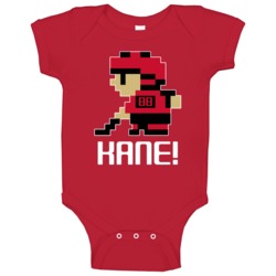 Patrick Kane # 88 Tecmo Chicago Hockey Athlete Fan Baby One Piece Patrick Kane # 88 Tecmo Chicago Hockey Athlete Fan Baby One Piece