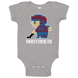 Mikko Rantanen # 96 Tecmo Colorado Hockey Athlete Fan Baby One Piece Mikko Rantanen # 96 Tecmo Colorado Hockey Athlete Fan Baby One Piece