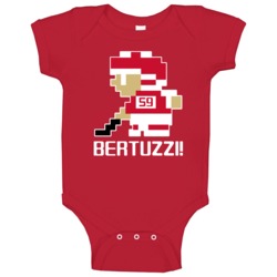 Tyler Bertuzzi # 59 Tecmo Detroit Hockey Athlete Fan Baby One Piece Tyler Bertuzzi # 59 Tecmo Detroit Hockey Athlete Fan Baby One Piece
