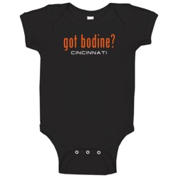 Got Russell Bodine Cincinnati Football Player Funny Fan Baby One Piece Got Russell Bodine Cincinnati Football Player Funny Fan Baby One Piece