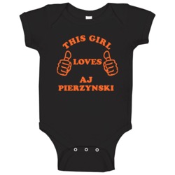 A J Pierzynski This Girl Loves Basketball Hockey Baseball Football Bab A J Pierzynski This Girl Loves Basketball Hockey Baseball Football Bab
