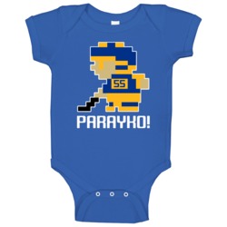Colton Parayko # 55 Tecmo St Louis Hockey Athlete Fan Baby One Piece Colton Parayko # 55 Tecmo St Louis Hockey Athlete Fan Baby One Piece