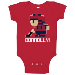 Brett Connolly # 10 Tecmo Washington Hockey Athlete Fan Baby One Piece Brett Connolly # 10 Tecmo Washington Hockey Athlete Fan Baby One Piece