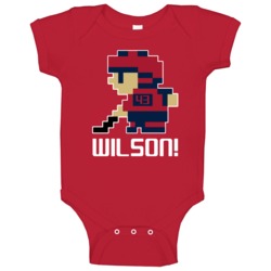 Tom Wilson # 43 Tecmo Washington Hockey Athlete Fan Baby One Piece Tom Wilson # 43 Tecmo Washington Hockey Athlete Fan Baby One Piece