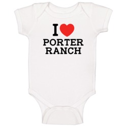 I Love Porter Ranch Usa Baby One Piece I Love Porter Ranch Usa Baby One Piece
