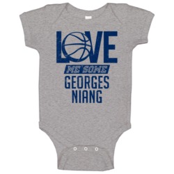 Love Me Some Georges Niang Indiana Basketball Baby One Piece Love Me Some Georges Niang Indiana Basketball Baby One Piece