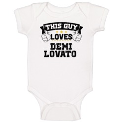 This Guy Loves Demi Lovato Sexiest Women Fan Baby One Piece This Guy Loves Demi Lovato Sexiest Women Fan Baby One Piece