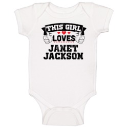 This Girl Loves Janet Jackson Sexiest Women Fan Baby One Piece This Girl Loves Janet Jackson Sexiest Women Fan Baby One Piece