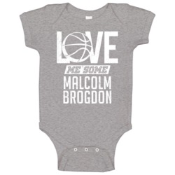 Love Me Some Malcolm Brogdon Milwaukee Basketball Baby One Piece Love Me Some Malcolm Brogdon Milwaukee Basketball Baby One Piece
