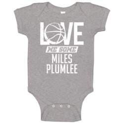 Love Me Some Miles Plumlee Milwaukee Basketball Baby One Piece Love Me Some Miles Plumlee Milwaukee Basketball Baby One Piece