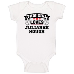This Girl Loves Julianne Hough Sexiest Women Fan Baby One Piece This Girl Loves Julianne Hough Sexiest Women Fan Baby One Piece